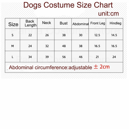 Dogpool Dog Costume