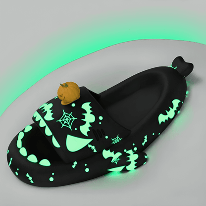 Pumpkin Shark Slippers