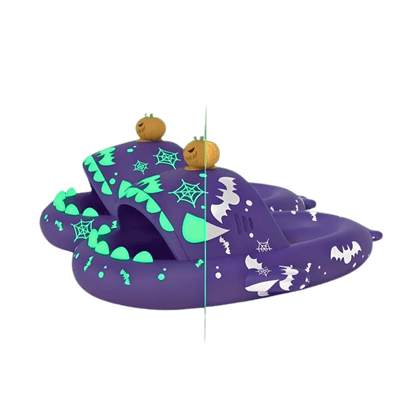 Pumpkin Shark Slippers