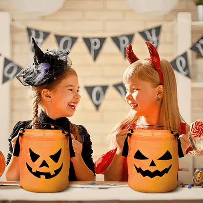 GlowPumpkin LED Trick-or-Treat Basket