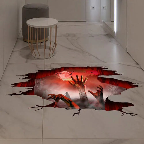 3D Halloween Wall & Floor Sticker