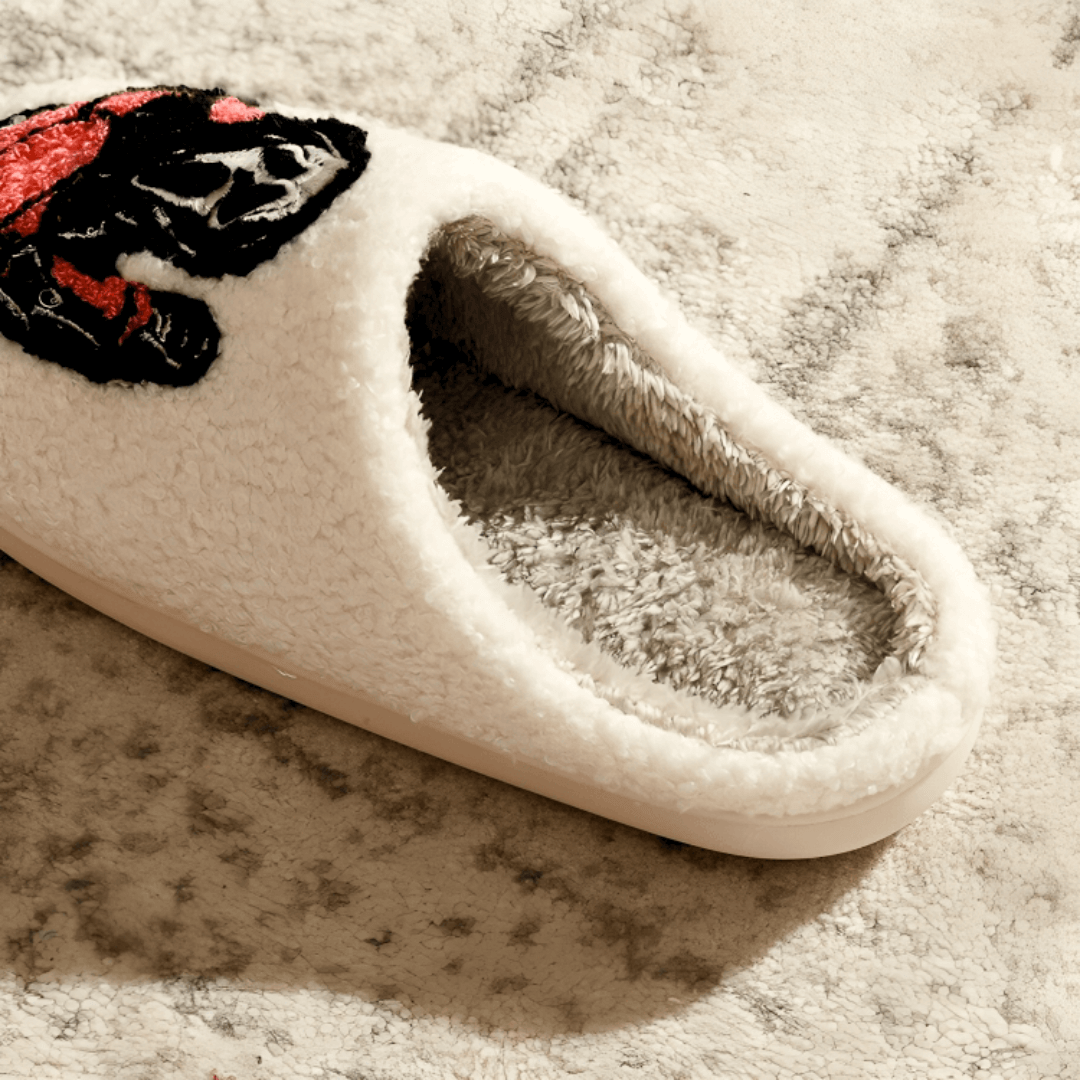 SpookyGrin Plush Slippers